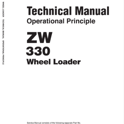 Cart Hitachi ZW330, ZW330-6 Wheel Loader Service Repair Manual