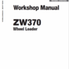 Hitachi ZW370, ZW370-G Wheel Loader Service Repair Manual