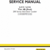 New Holland L213, L215, L216 SkidSteer Loader Service Manual