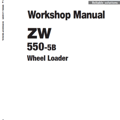 Hitachi ZW550-5B Wheel Loader Service Repair Manual