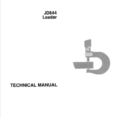 John Deere 844 Loader Repair Technical Manual