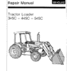 Ford 345C, 445C, 545C Backhoe Loader Tractor Service Manual