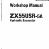 Hitachi ZX55USR-5A Excavator Service Repair Manual