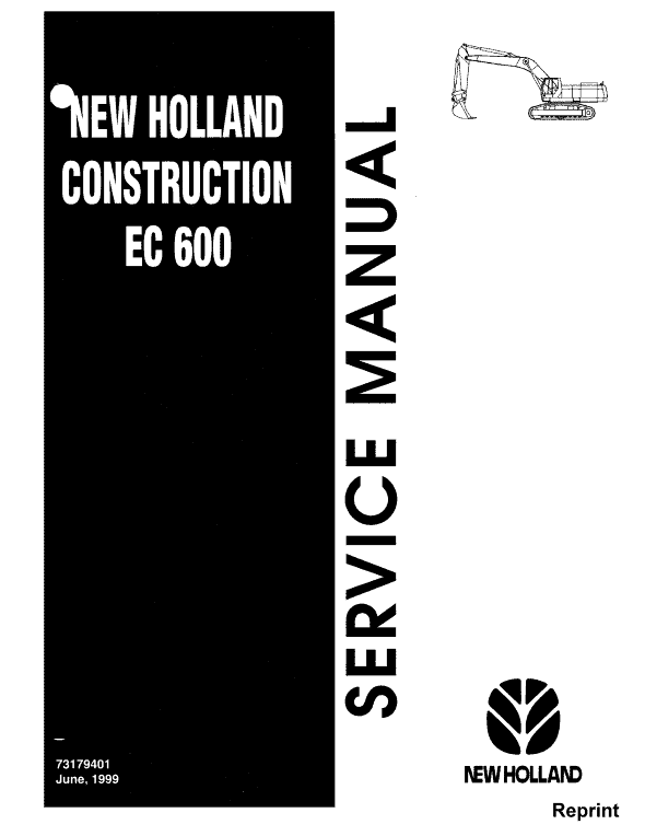 New Holland EC600 Crawler Excavator Service Manual New Holland EC600 Crawler Excavator Service Manual