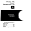 John Deere 344E, 444E Loader Technical Manual