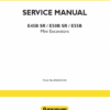 New Holland E45B SR, E50B SR, E55B Mini Excavator Service Manual