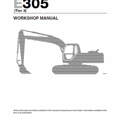New Holland E265 and E305 Tier 3 Excavator Service Manual