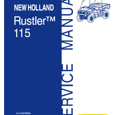 Cart New Holland 115 Rustler Service Manual