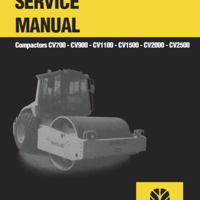 New Holland CV700, CV900, CV1100 Compactor Service Manual