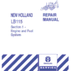 New Holland LB115 Backhoe Loader Service Manual