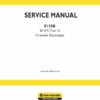 New Holland E135B ROPS Tier 3 Excavator Service Manual