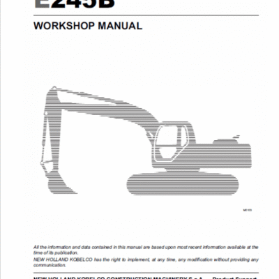 New Holland E215B, E245B Excavator Service Manual