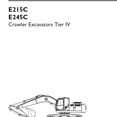 New Holland E215C, E245C Tier 4 Excavator Service Manual