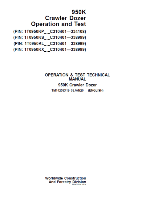 New Holland W110, W130 Wheel Loader Service Manual
