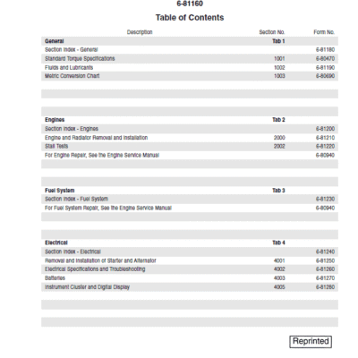 Cart New Holland W110, W130 Wheel Loader Service Manual