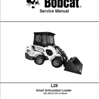 Cart Bobcat L28 Small Articulated Loader Service Repair Manual