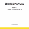 New Holland E385C Tier 4 Excavator Service Manual