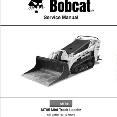 Cart Bobcat MT85 Mini Track Loader Service Repair Manual