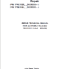 John Deere E130 E140LC Repair Service Manual