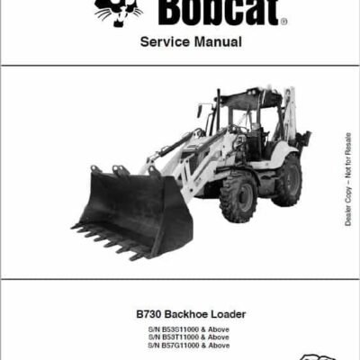 Cart Bobcat B730 Loader Service Repair Manual