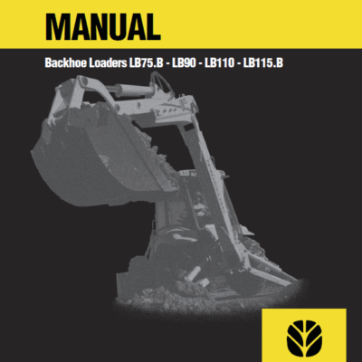 Cart New Holland LB90, LB110 Backhoe Loaders Service Manual