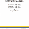 New Holland Boomer 40D CVT, 45D CVT, 50D CVT Tractors Service Manual