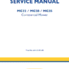 New Holland MC22, MC28, MC35 Mower Service Manual