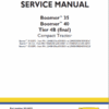 New Holland Boomer 35 and Boomer 40 Tractor Service Manual