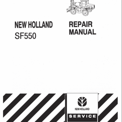 Cart New Holland SF550 Sprayer Service Manual