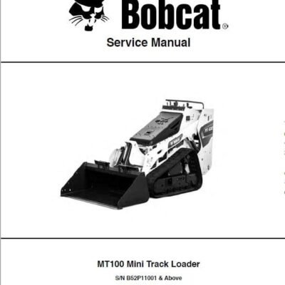 Cart Bobcat MT100 Mini Track Loader Service Repair Manual