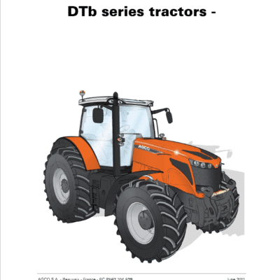 AGCO DT205B, DT225B, DT250B, DT275B, DT300B Tractor Service Manual