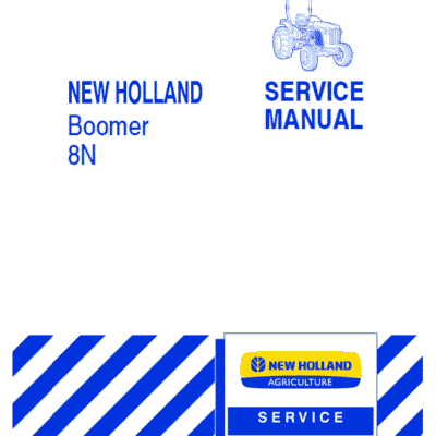 New Holland Boomer 8N Tractor Service Manual