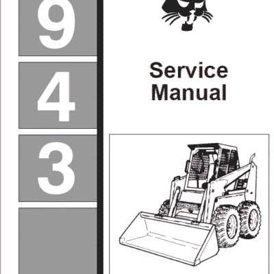 Cart Bobcat 943 Skid-Steer Loader Service Manual