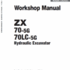Hitachi ZX70-5G, ZX70LC-5G Excavator Service Repair Manual