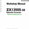 Hitachi ZX135US-5B Excavator Service Repair Manual