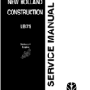 New Holland LB75 Backhoe Loader Service Manual