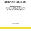 New Holland B110C, B110C TC, B115C TC Backhoe Loader Service Manual
