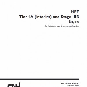 NEF Tier 4A Interim and Stage IIIB Engine Service Manual NEF Tier 4A Interim and Stage IIIB Engine Service Manual - Image 2
