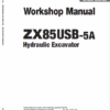 Hitachi ZX85USB-5A Excavator Service Repair Manual