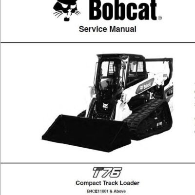 Cart Bobcat T76 Compact Track Loader Service Repair Manual