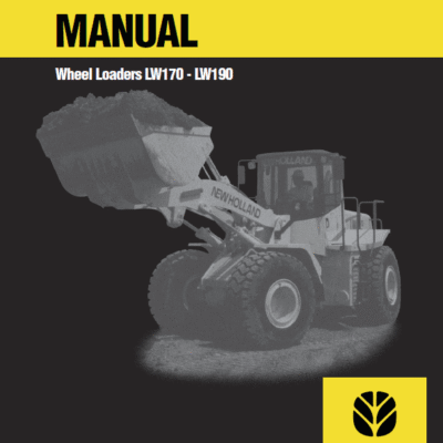 Cart New Holland LW170, LW190 Wheel Loaders Service Manual