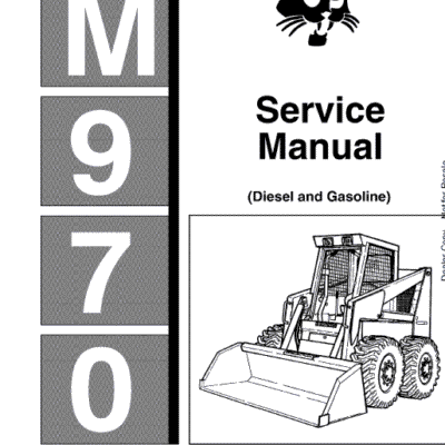 Cart Bobcat M970 Loader Service Manual