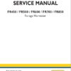 New Holland FR450, FR500, FR600, FR700 Forage Harvester Repair Service Manual