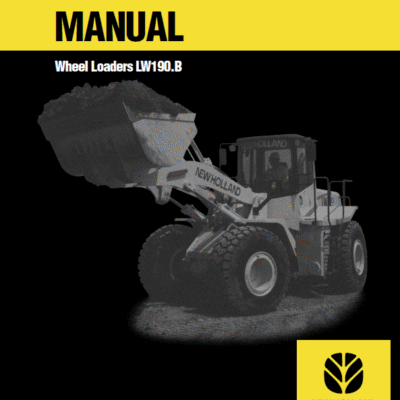 Cart New Holland LW190.B Wheel Loaders Service Manual