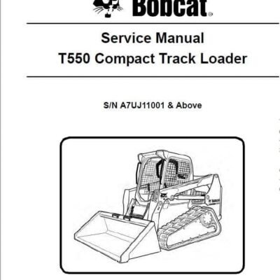 Cart Bobcat T550 Compact Track Loader Service Repair Manual