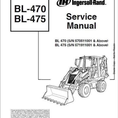 Cart Bobcat BL470, BL475 Loader Service Repair Manual