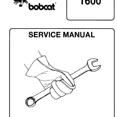Cart Bobcat 1600 Loader Service Manual