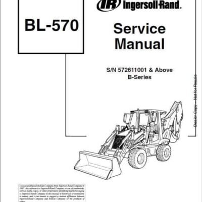Cart Bobcat BL570 (B-Series) Loader Service Repair Manual