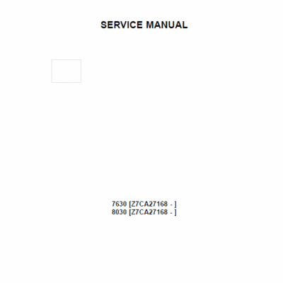 New Holland 7630, 8030 Tractor Service Manual