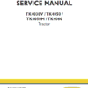 New Holland TK4030V TK4060 Tractor Service Manual